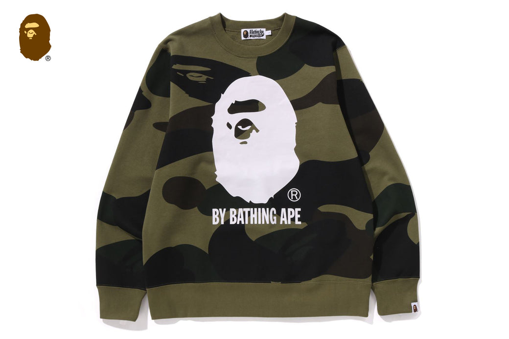 完売必須 A BATHING APE GIANT 1ST CAMO CREWNECK SWEATSHIRT GIANT 1ST CAMO BY BATHING APE CREWNECK SWEATSHIRT | bape.com