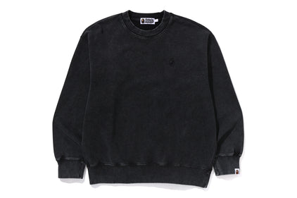 GARMENT DYE ONE POINT RELAXED FIT CREWNECK SWEATSHIRT