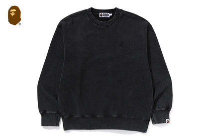 GARMENT DYE ONE POINT RELAXED FIT CREWNECK SWEATSHIRT