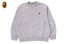 SOLID CAMO JACQUARD ONE POINT RELAX FIT CREWNECK SWEATSHIRT