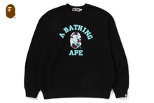 MAP CAMO COLLEGE RELAX FIT CREWNECK SWEATSHIRT