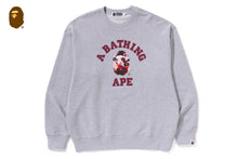 MAP CAMO COLLEGE RELAX FIT CREWNECK SWEATSHIRT