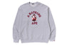 MAP CAMO COLLEGE RELAX FIT CREWNECK SWEATSHIRT