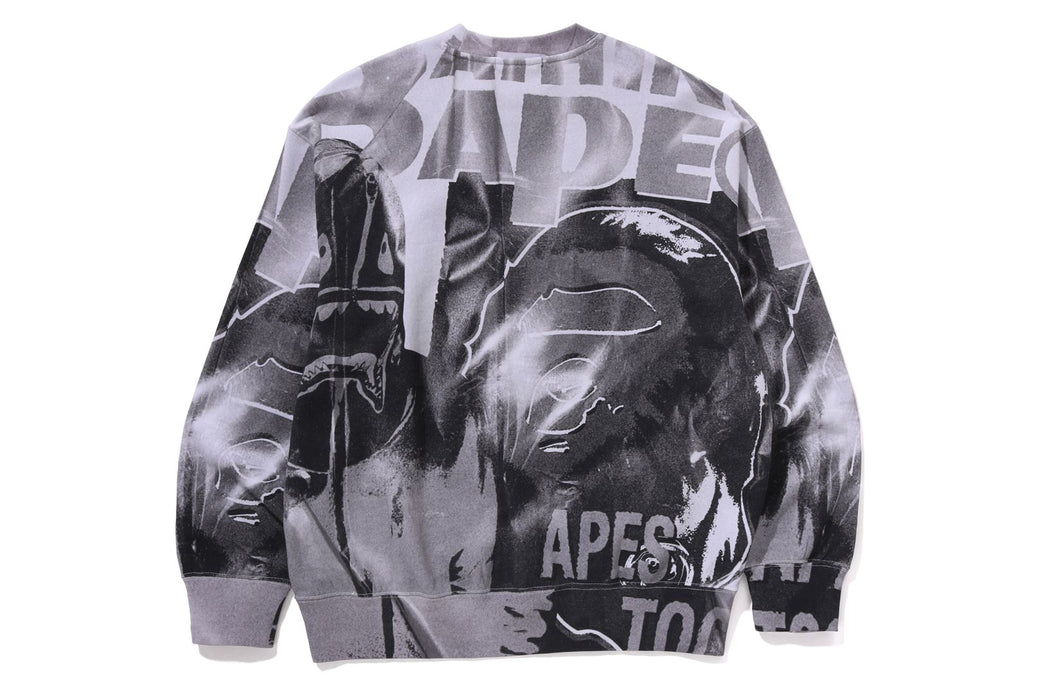 90～00s A BATHING APE/Logo print Sweat/初期タグ/M/GREEPER