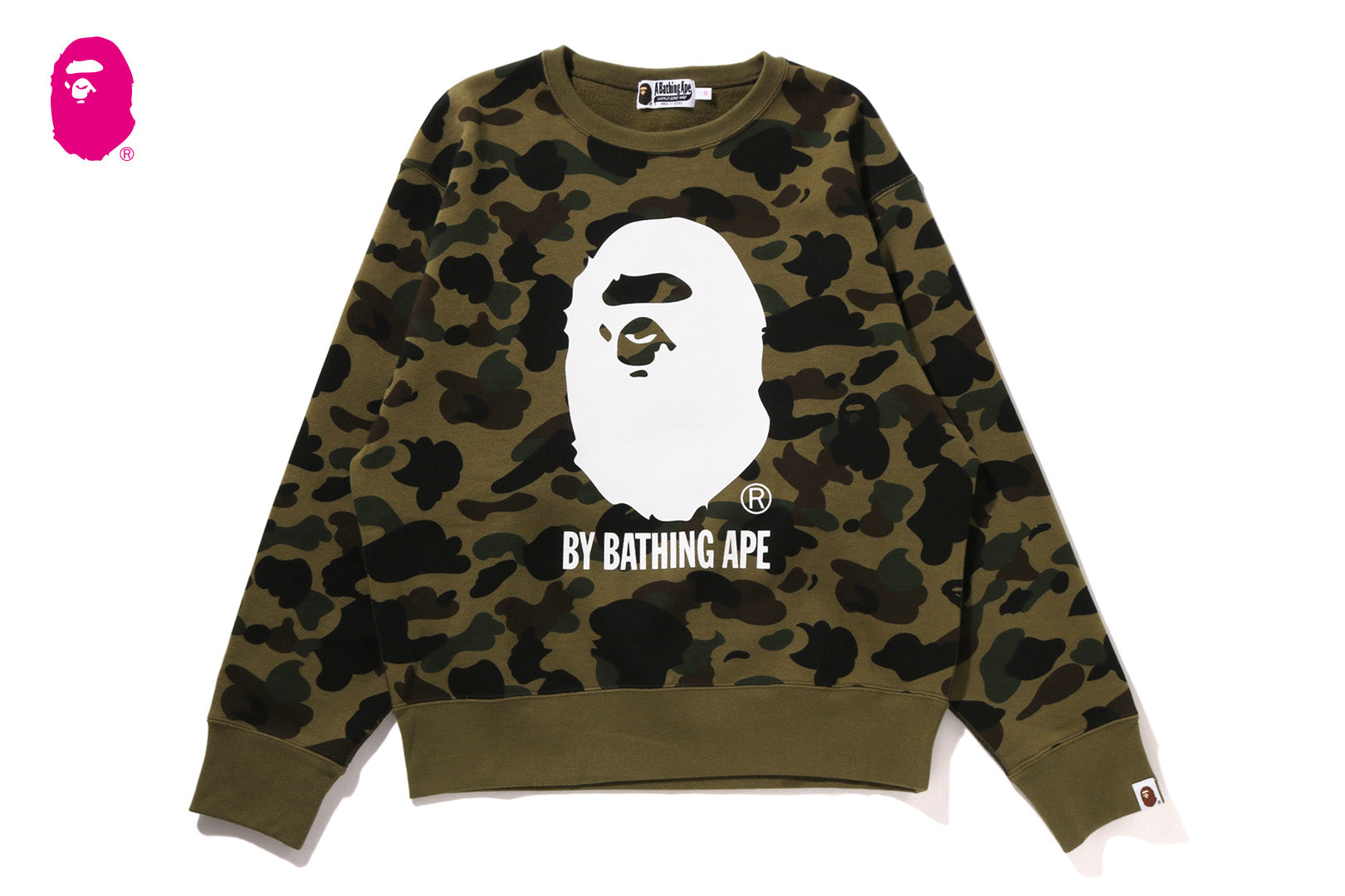 1ST CAMO BY BATHING APE CREWNECK SWEATSHIRT | bape.com