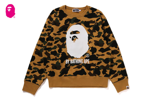 1ST CAMO BY BATHING APE CREWNECK SWEATSHIRT | bape.com