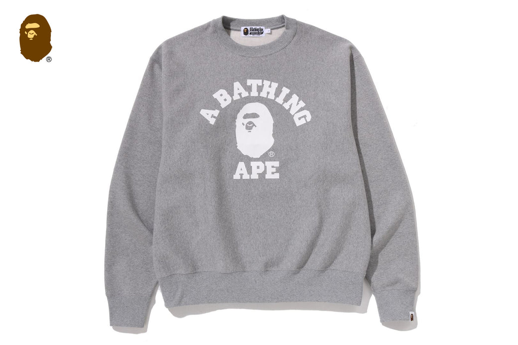 CLASSIC COLLEGE CREWNECK SWEATSHIRT | bape.com