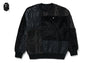 FABRIC PATCHWORK SWEATSHIRT
