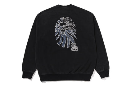 SASHIKO PATCHWORK SWEATSHIRT #1