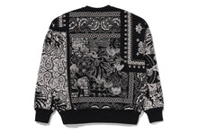 PAISLEY EMB SWEATSHIRT #2