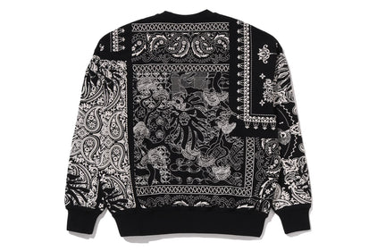 PAISLEY EMB SWEATSHIRT #2