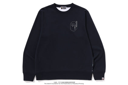 【 BAPE X UKIYO-E 】CREWNECK #1