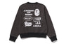 【 BAPE X MOUSSY 】RELAXED FIT CREWNECK
