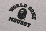【 BAPE X MOUSSY 】RELAXED FIT CREWNECK