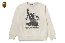 DESTROY WASHED EFFECT RELAXED FIT CREWNECK SWEATSHIRT