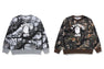 TREE EDGE CAMO COLLEGE RELAXED FIT CREWNECK SWEATSHIRT #2
