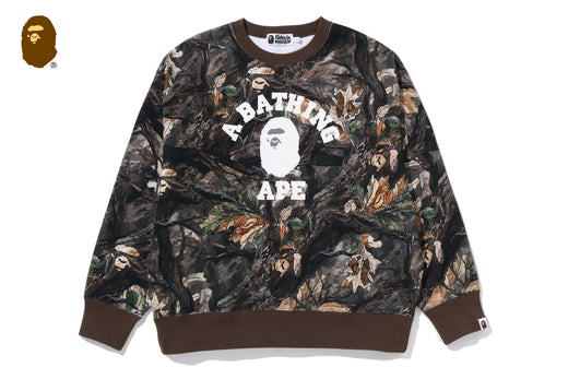 TREE EDGE CAMO COLLEGE RELAXED FIT CREWNECK SWEATSHIRT #2
