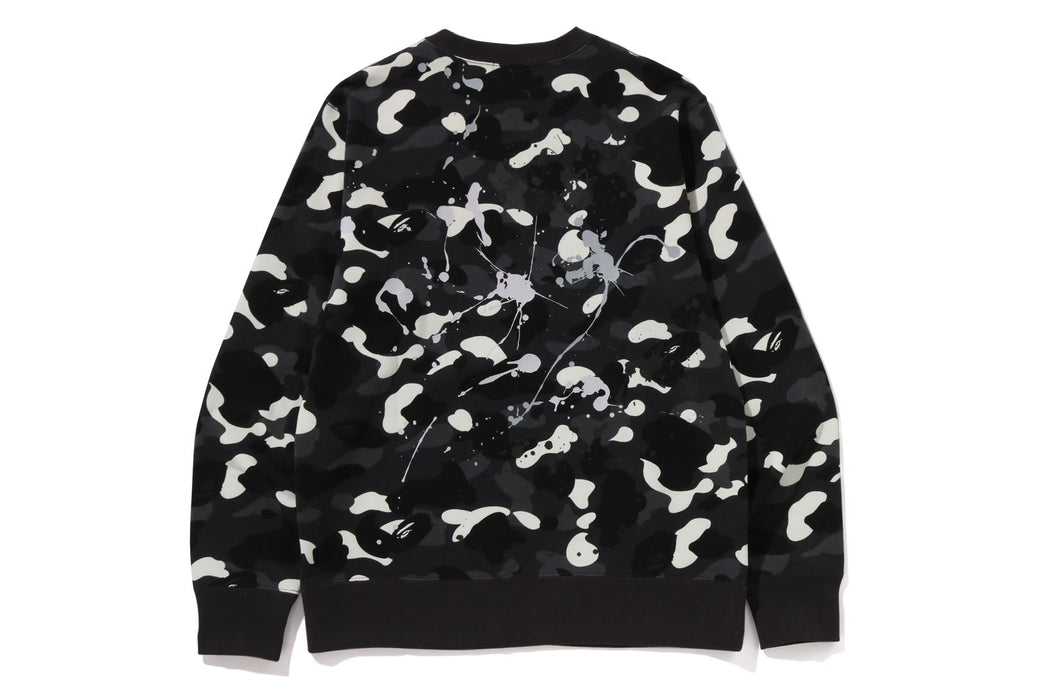 CITY CAMO PAINTING CREWNECK SWEATSHIRT | bape.com