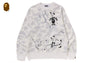 CITY CAMO PAINTING CREWNECK SWEATSHIRT