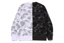 COLOR CAMO TIGER SHARK CREWNECK SWEATSHIRT