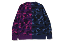 COLOR CAMO TIGER SHARK CREWNECK SWEATSHIRT