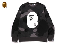 MEGA COLOR CAMO BIG APE HEAD CREWNECK SWEATSHIRT