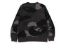 MEGA COLOR CAMO BIG APE HEAD CREWNECK SWEATSHIRT