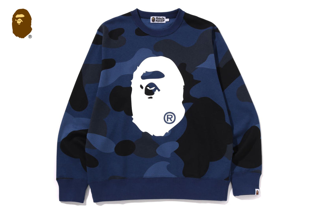A Bathing Ape 迷彩スウェット Lサイズ A BATHING APE - A BATHING APE スウェット L カーキx黒x茶(迷彩
