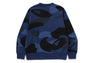 MEGA COLOR CAMO BIG APE HEAD CREWNECK SWEATSHIRT