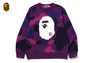 MEGA COLOR CAMO BIG APE HEAD CREWNECK SWEATSHIRT
