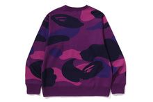 MEGA COLOR CAMO BIG APE HEAD CREWNECK SWEATSHIRT