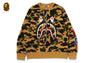 1ST CAMO SHARK CREWNECK SWEATSHIRT