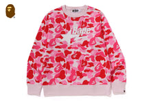 ABC CAMO RHINESTONE BAPE STA CREWNECK SWEATSHIRT