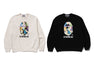 ART CAMO BY BATHING APE RELAXED FIT CREWNECK SWEATSHIRT