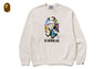 ART CAMO BY BATHING APE RELAXED FIT CREWNECK SWEATSHIRT