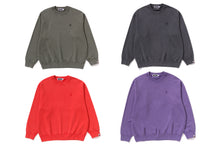 GARMENT DYE ONE POINT RELAXED FIT CREWNECK SWEATSHIRT
