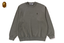 GARMENT DYE ONE POINT RELAXED FIT CREWNECK SWEATSHIRT