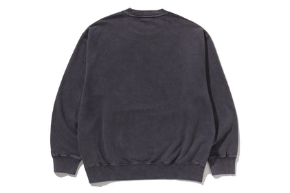 GARMENT DYE COLLEGE RELAXED FIT CREWNECK SWEATSHIRT