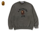 GARMENT DYE COLLEGE RELAXED FIT CREWNECK SWEATSHIRT