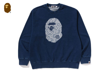 CLOUD CAMO APE HEAD RELAXED FIT CREWNECK SWEATSHIRT