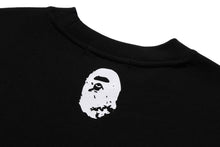 BATHING APE LOGO RELAXED FIT CREWNECK SWEATSHIRT