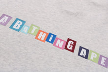 BATHING APE LOGO RELAXED FIT CREWNECK SWEATSHIRT