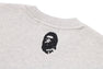 BATHING APE LOGO RELAXED FIT CREWNECK SWEATSHIRT