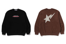 BAPE SLOGAN RELAXED FIT CREWNECK SWEATSHIRT