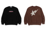 BAPE SLOGAN RELAXED FIT CREWNECK SWEATSHIRT