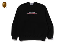 BAPE SLOGAN RELAXED FIT CREWNECK SWEATSHIRT