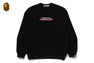 BAPE SLOGAN RELAXED FIT CREWNECK SWEATSHIRT