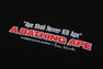 BAPE SLOGAN RELAXED FIT CREWNECK SWEATSHIRT