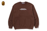BAPE SLOGAN RELAXED FIT CREWNECK SWEATSHIRT