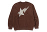 BAPE SLOGAN RELAXED FIT CREWNECK SWEATSHIRT
